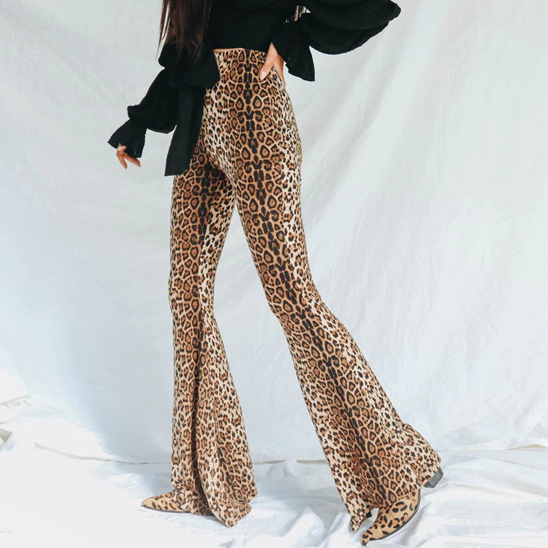 Alia Animal Flared Pants | Stylish & sexy trousers 3