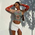 Arty Mesh Top | Add a touch of edge to your outfit 0