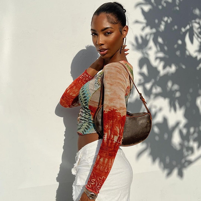 Arty Mesh Top | Add a touch of edge to your outfit 2