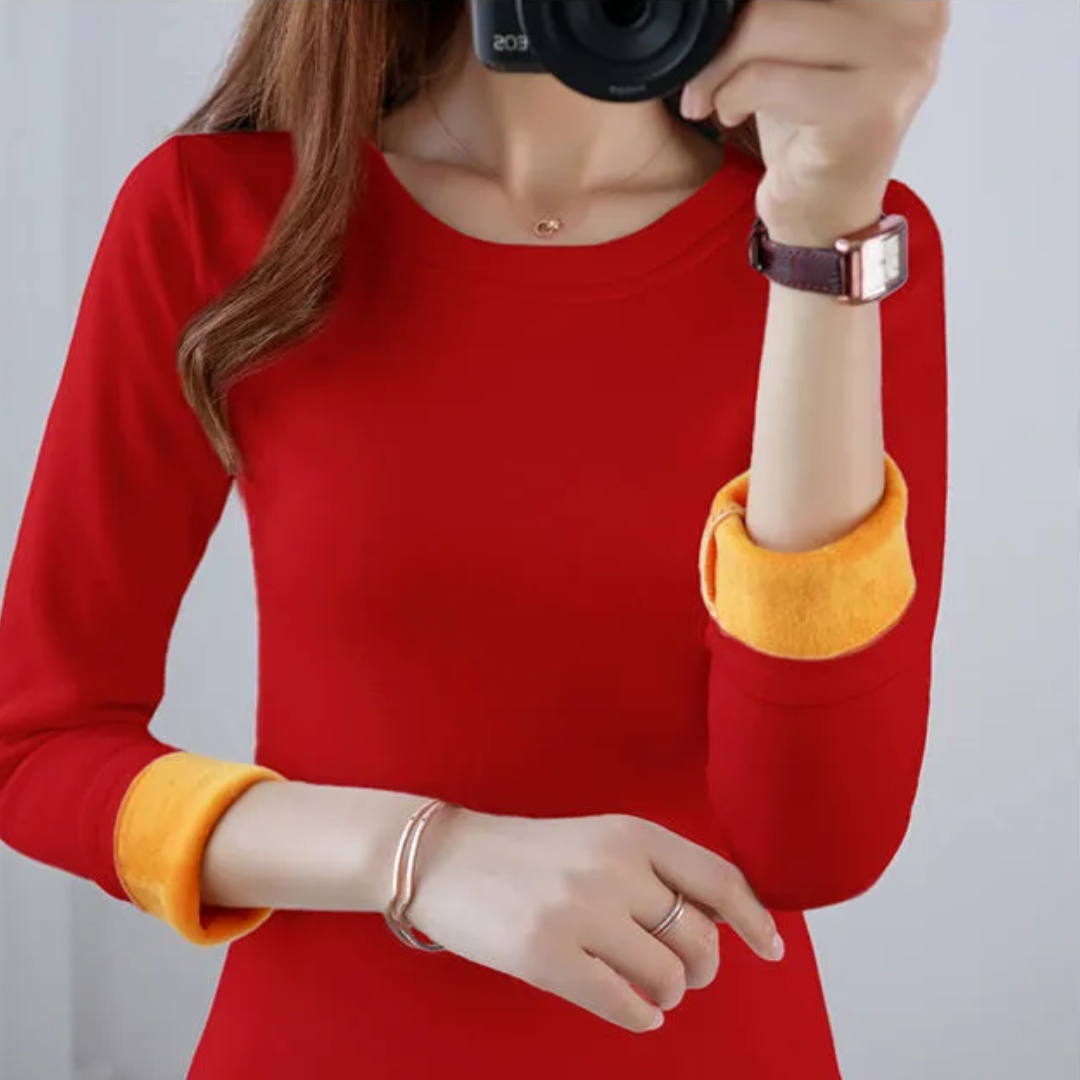 Athena Velvet Thermal Top | Warm & Comfortable 2