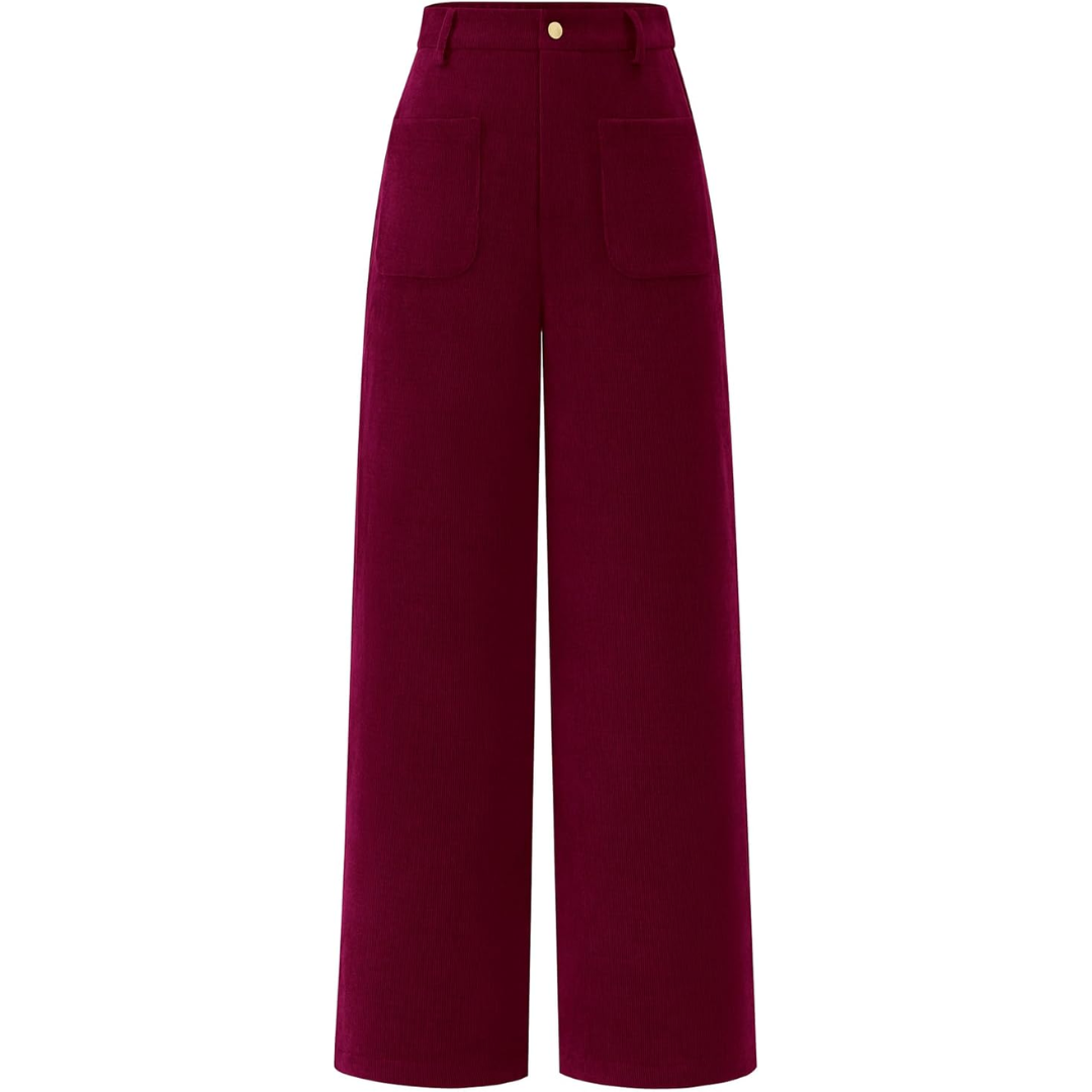 Casual Wide Palazzo Pants with High Waist and Pockets - Clarissa 6