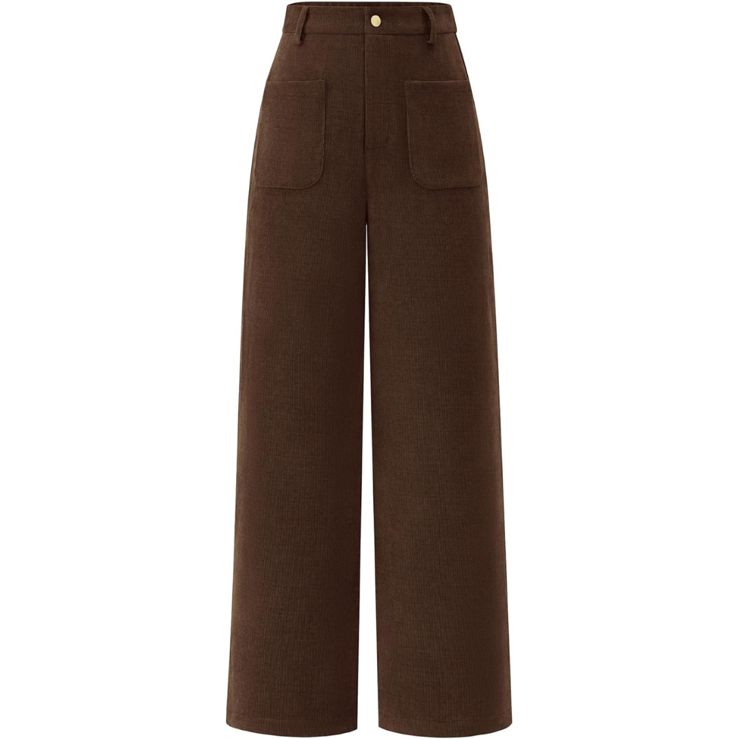Casual Wide Palazzo Pants with High Waist and Pockets - Clarissa 7