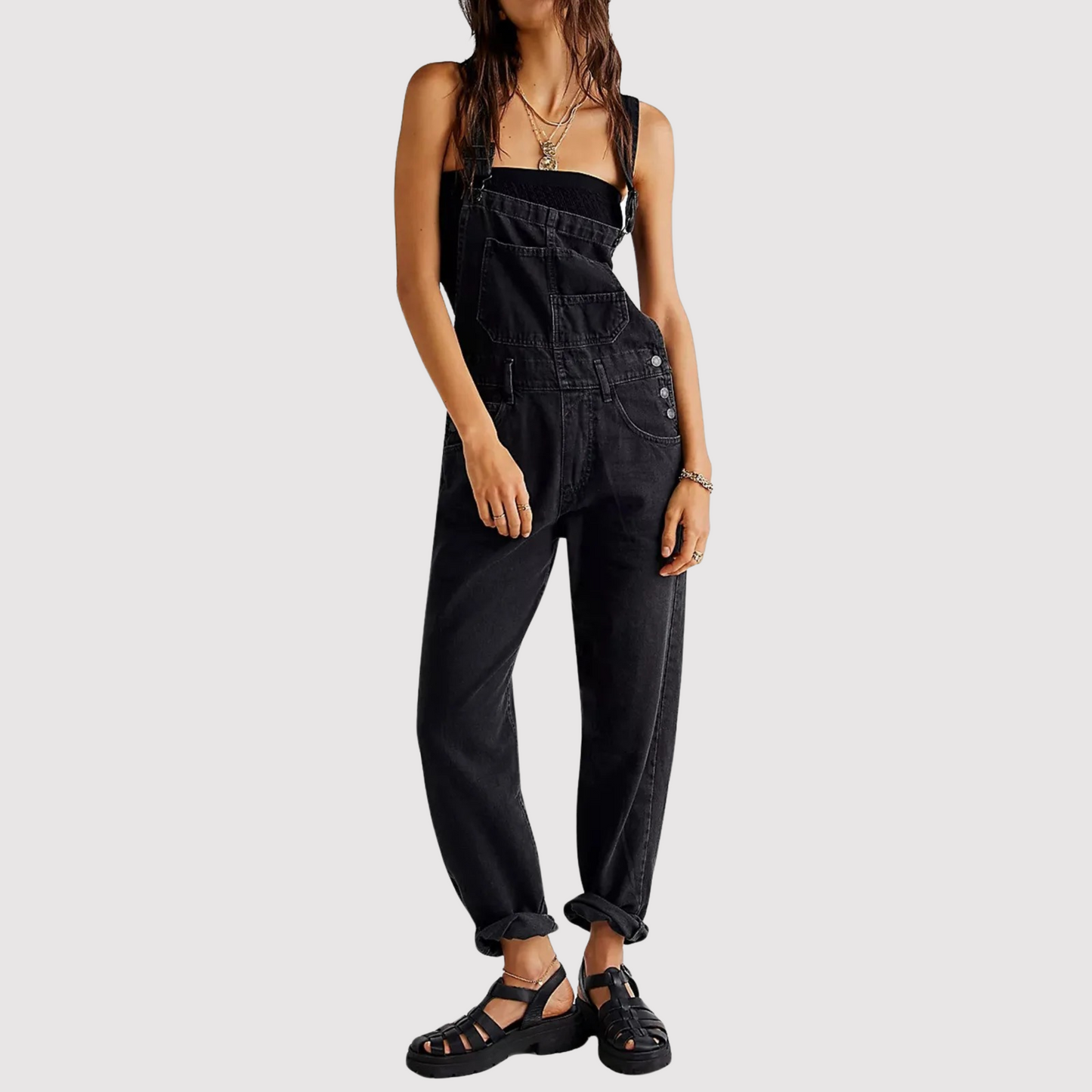 Denim Women's Overalls with Relaxed Fit – Serena 2