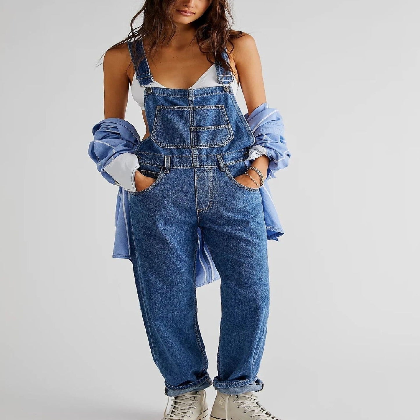 Denim Women's Overalls with Relaxed Fit – Serena 3