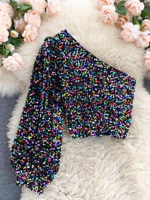 Elize Glitter Top | Shine throughout the evening 0