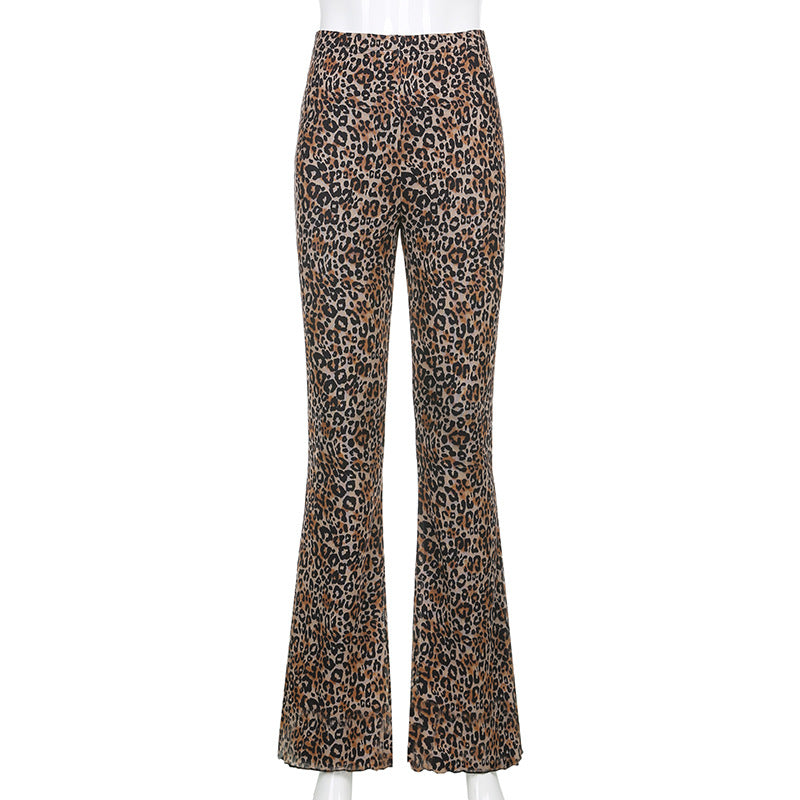 Florence Flared Pants | Tough pants with leopard print 3