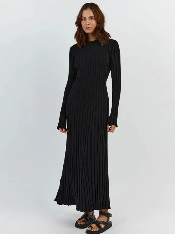 Gracie Knitted Maxi Dress | Sleek & Flattering 0