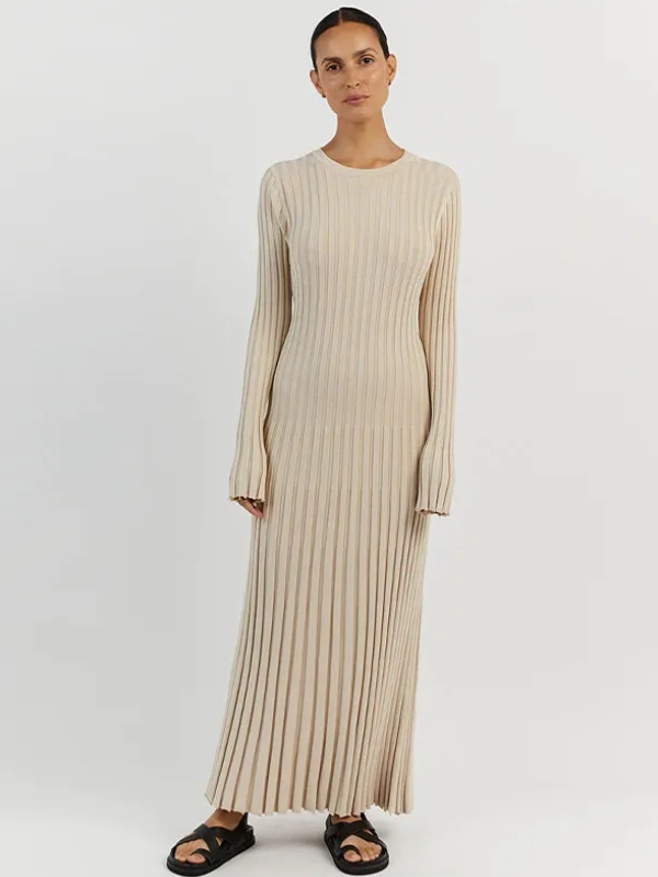 Gracie Knitted Maxi Dress | Sleek & Flattering 1