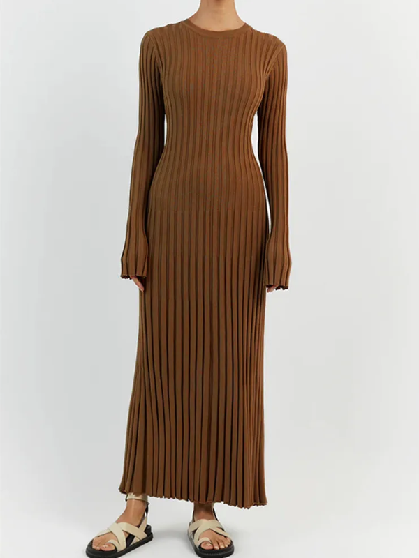 Gracie Knitted Maxi Dress | Sleek & Flattering 3