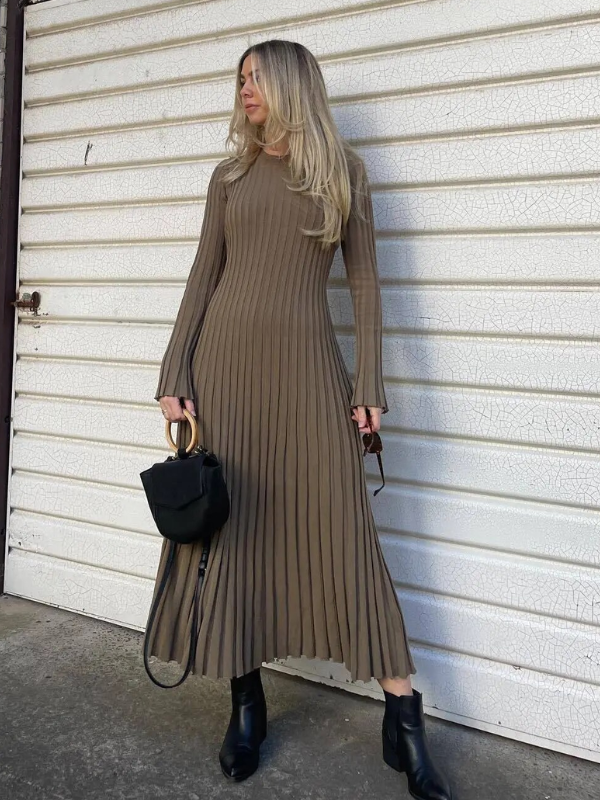 Gracie Knitted Maxi Dress | Sleek & Flattering 7