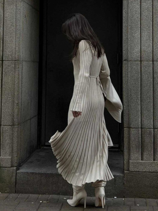 Gracie Knitted Maxi Dress | Sleek & Flattering 8