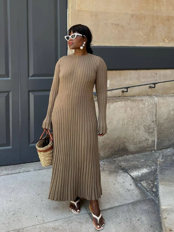 Gracie Knitted Maxi Dress | Sleek & Flattering 9