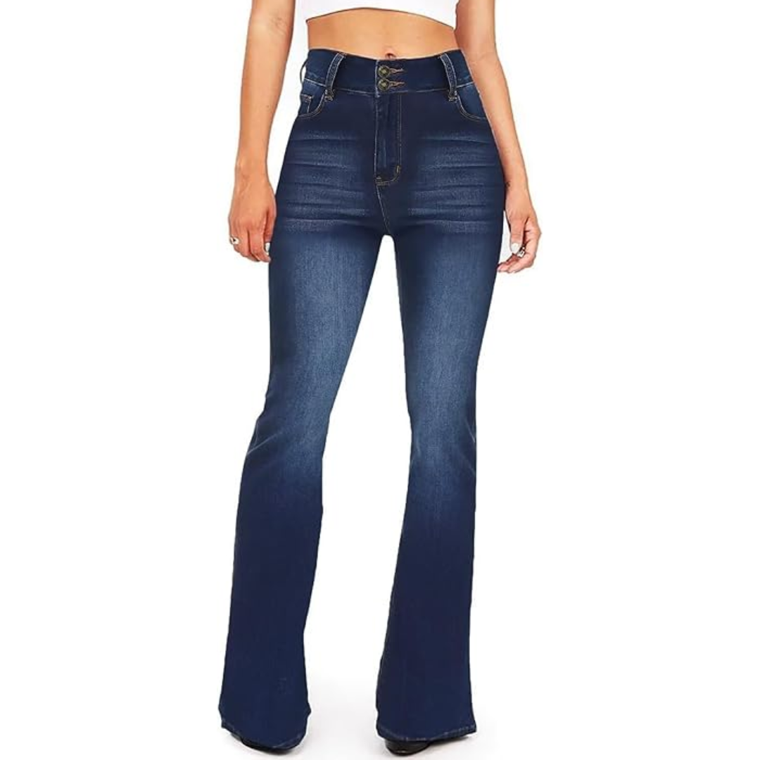 High-Waisted Flared Women's Jeans – Stella 7