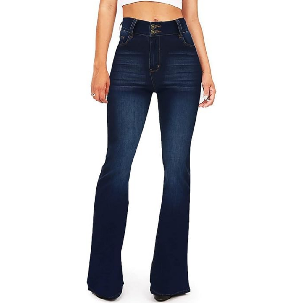 High-Waisted Flared Women's Jeans – Stella 9