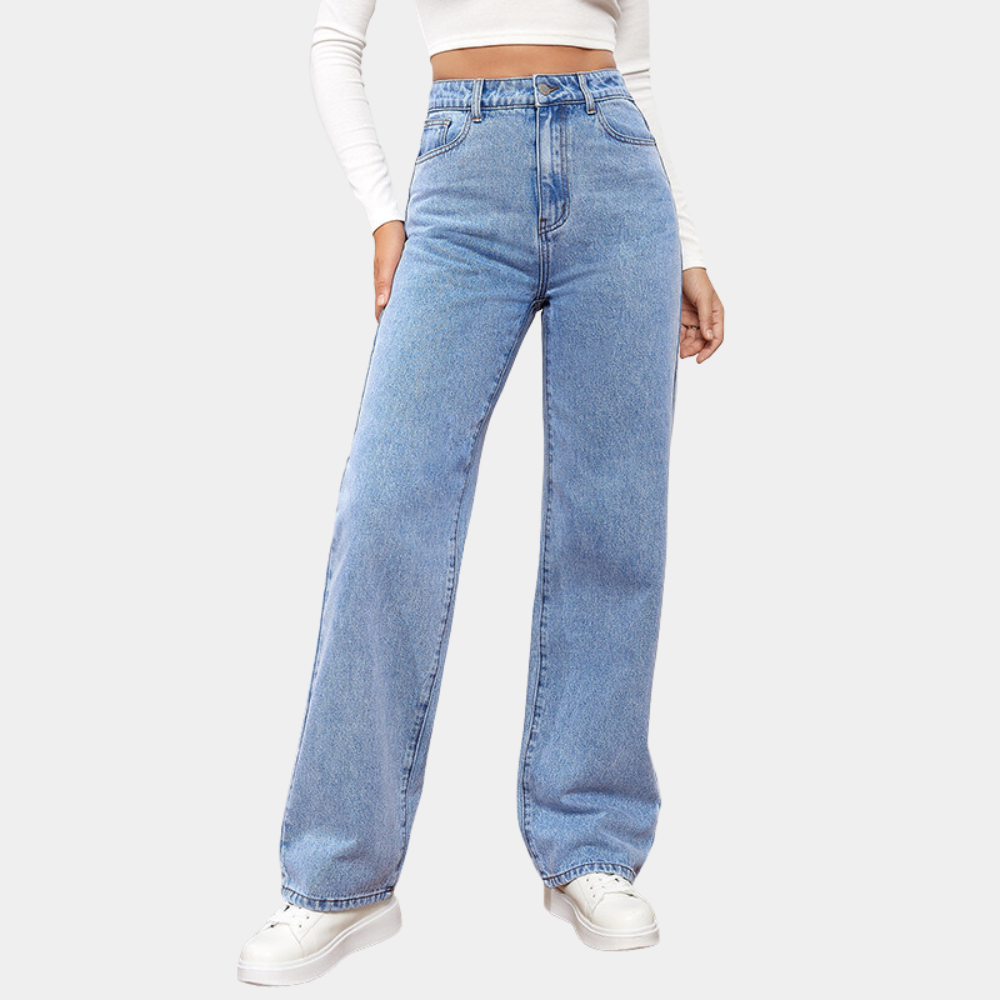 High Waist Baggy Women's Jeans – Elara 8