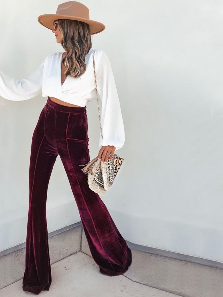 Jewel Velvet Flared | Stylish & festive 1