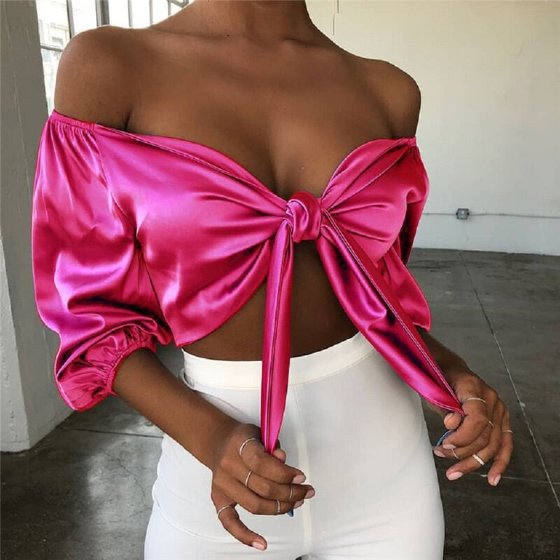 Joanne Satin Top | Sexy, elegant & stylish 4