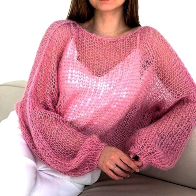 Luna sheer sweater | Pure & airy 0