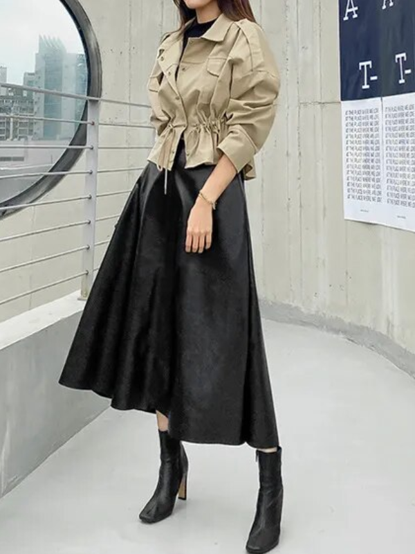 Maris Long Skirt | Sleek & Bold 0