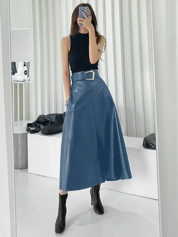 Maris Long Skirt | Sleek & Bold 6