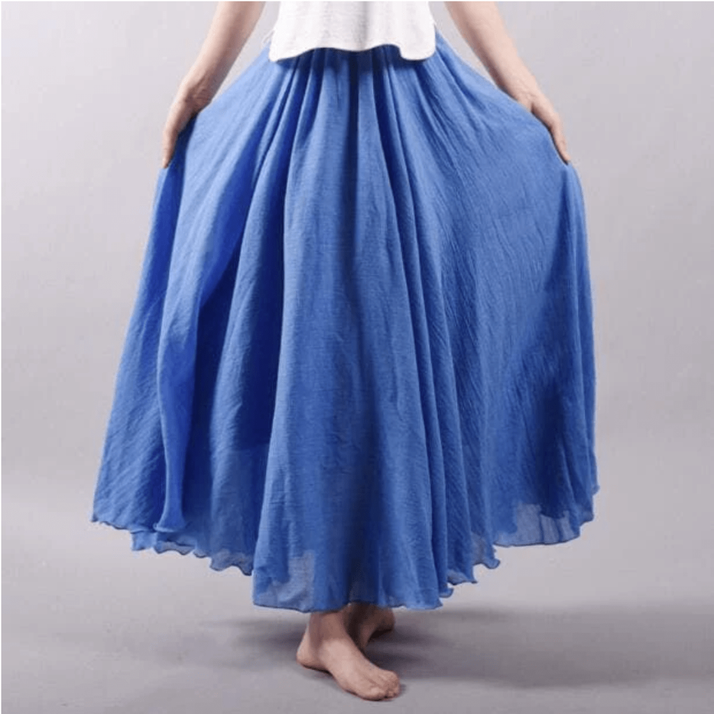 Maxi skirt with wide hem - Leticia 4