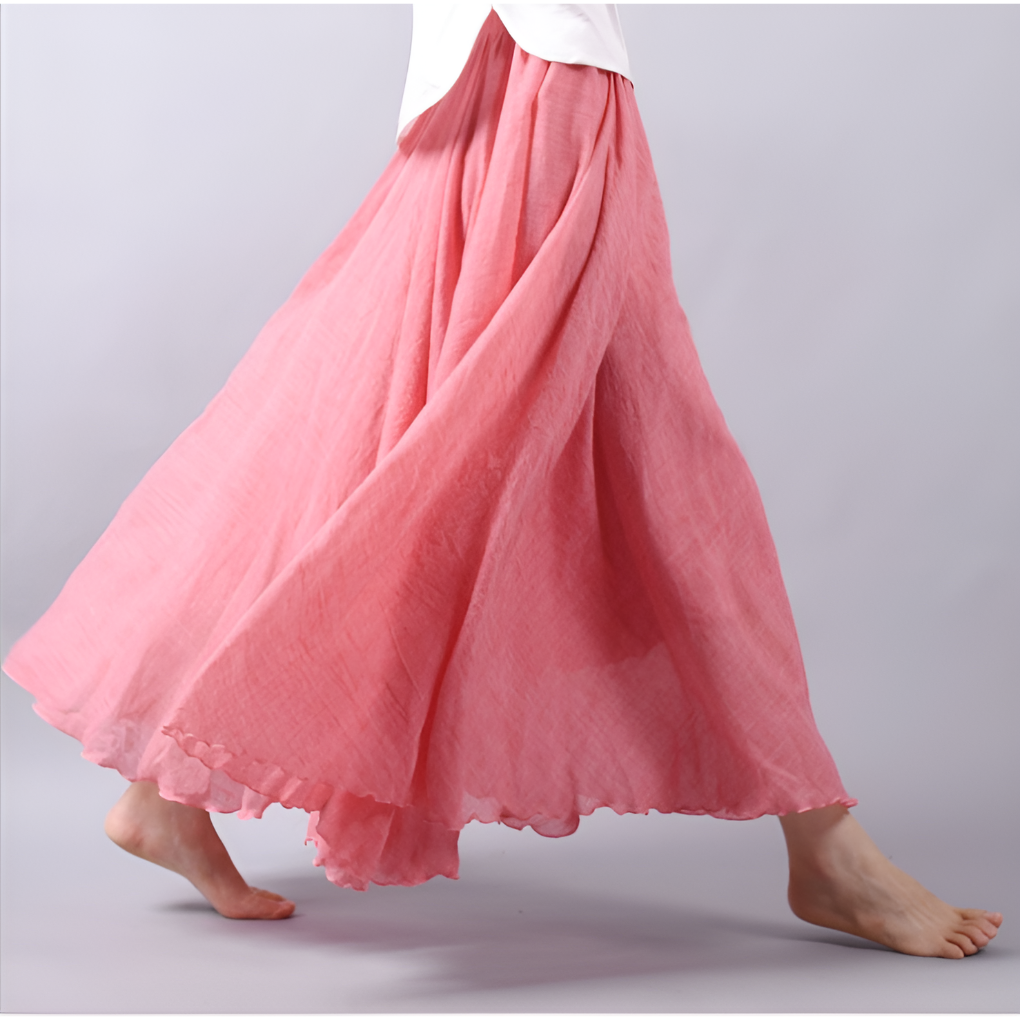 Maxi skirt with wide hem - Leticia 6