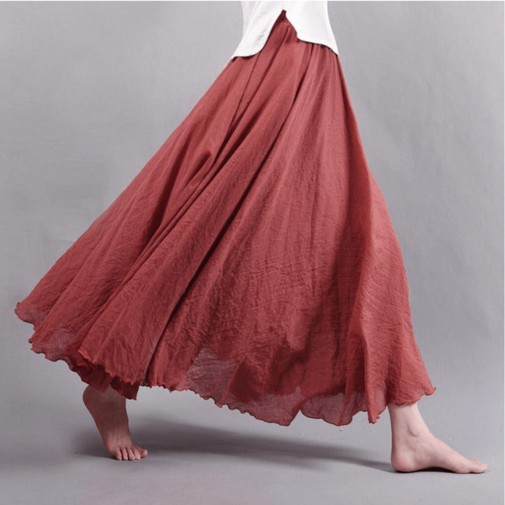 Maxi skirt with wide hem - Leticia 7