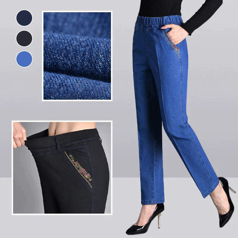 Push-Up Jeans - Ella with Warm Lining and Perfect Fit! 3