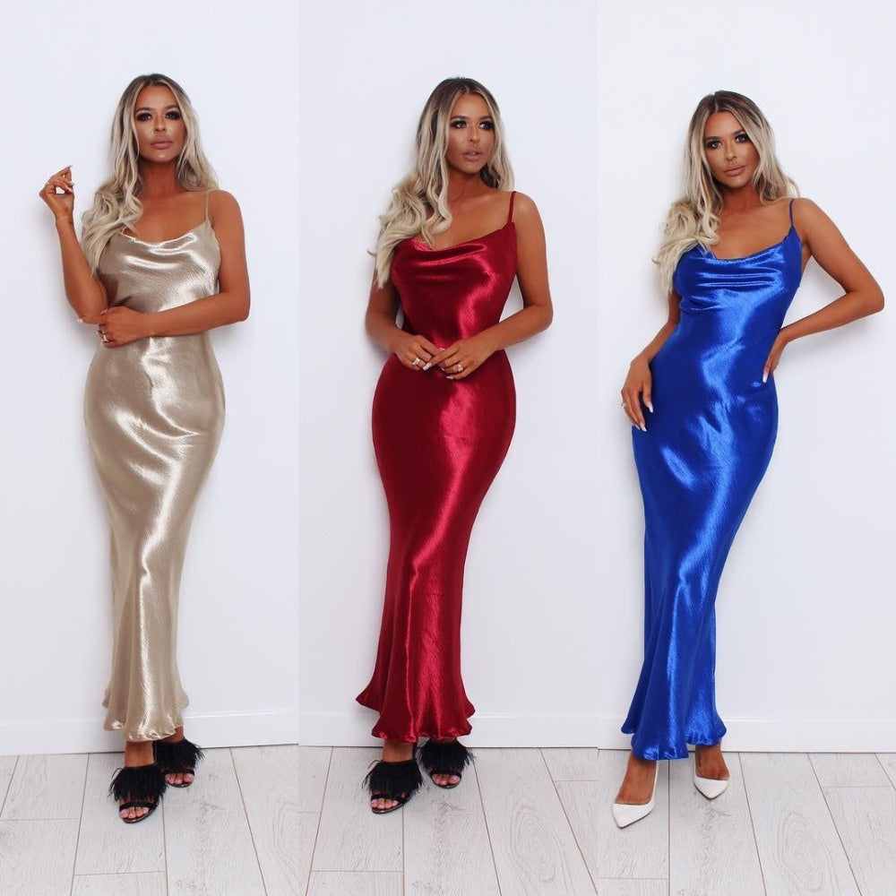 Sally Satin Dress | All eyes on you with this dress 2