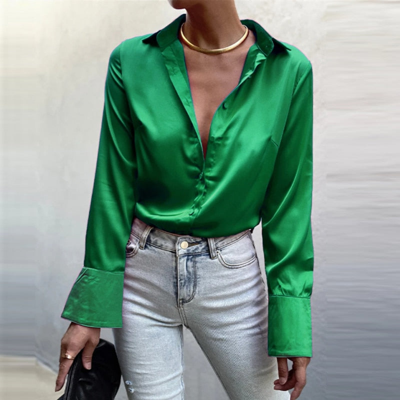 Sammie Satin Blouse | The Perfect Blouse for Every Occasion! 0