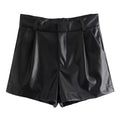 Sammy Jackson Angel Leren Shorts | Trendy & Vintage 0