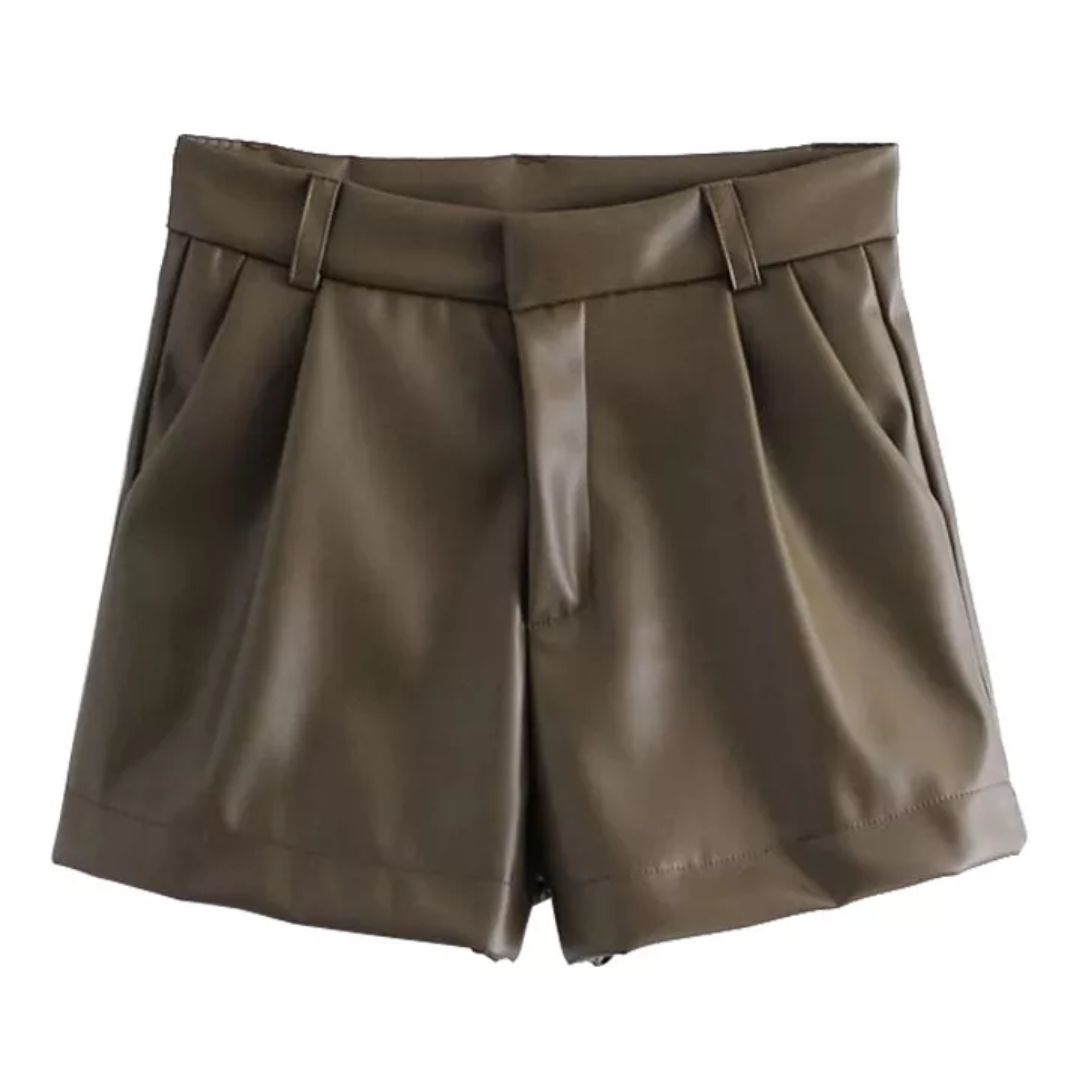 Sammy Jackson Angel Leren Shorts | Trendy & Vintage 2