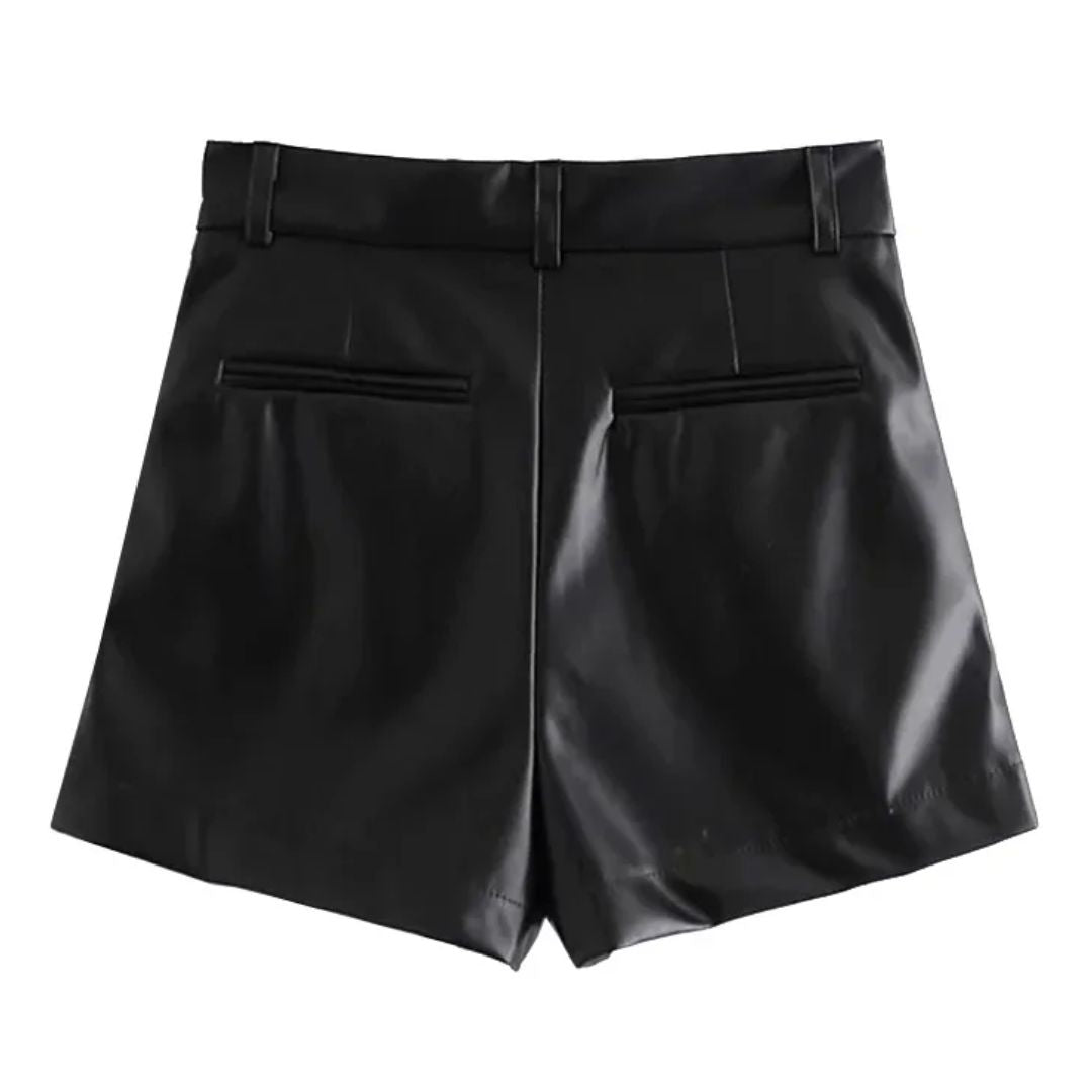 Sammy Jackson Angel Leren Shorts | Trendy & Vintage 3