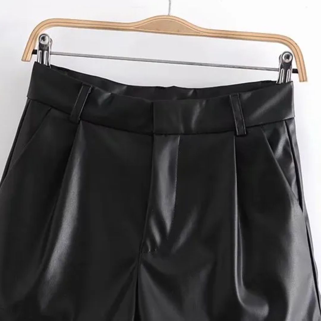 Sammy Jackson Angel Leren Shorts | Trendy & Vintage 5