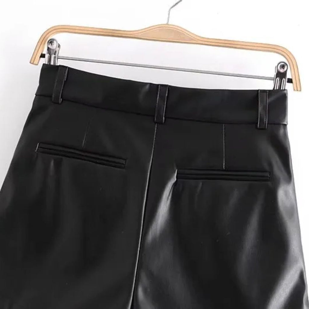 Sammy Jackson Angel Leren Shorts | Trendy & Vintage 6