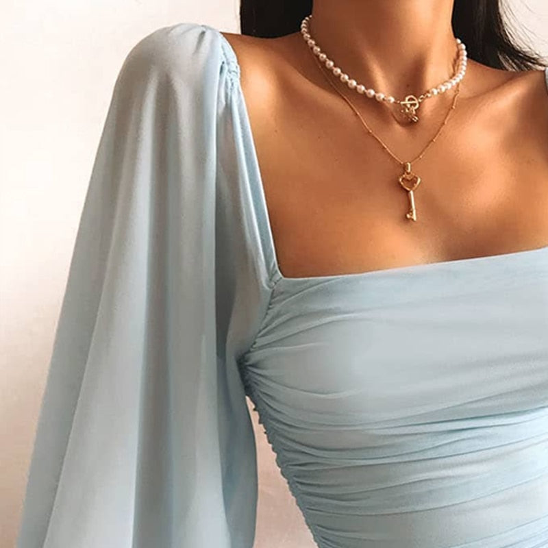 Sammy Jackson Fiona Party Dress with Batwing Sleeves | Elegant & Sexy 2