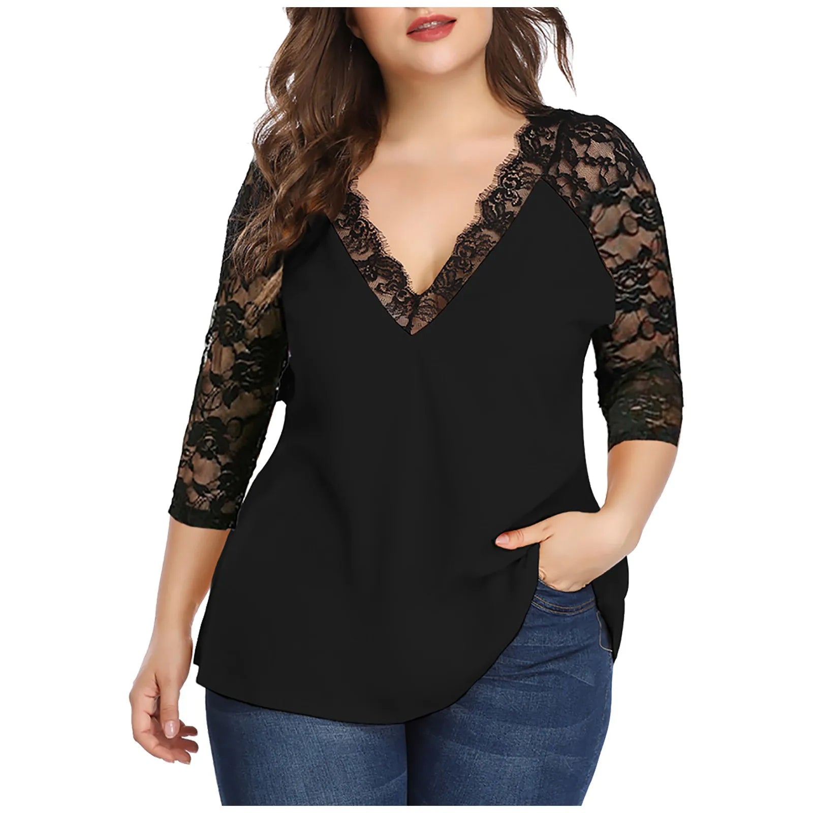 Sammy Jackson Isa Plus-Size Blouse | Trendy & Flattering 0