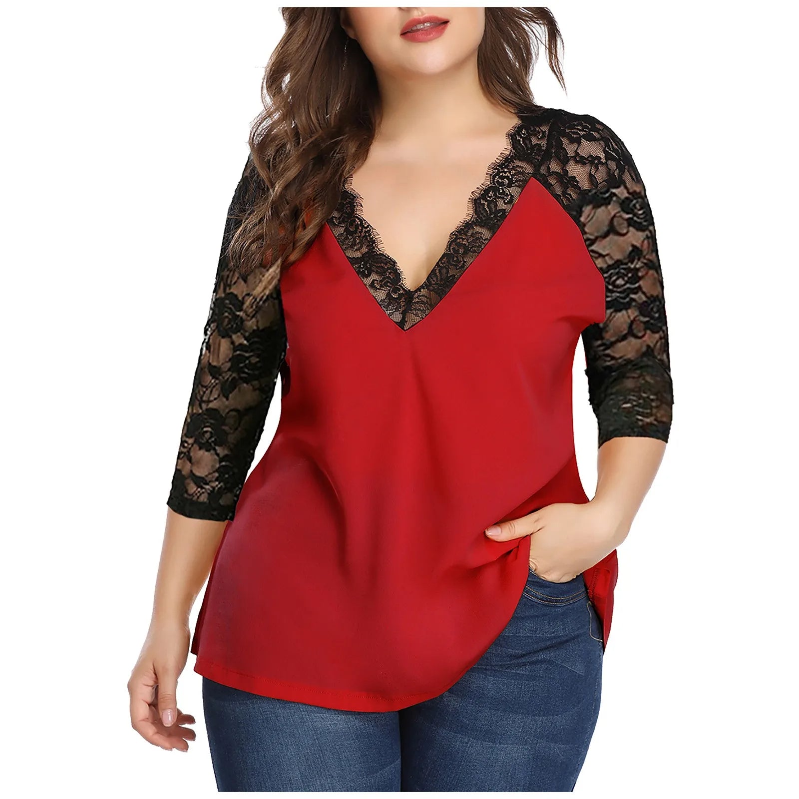Sammy Jackson Isa Plus-Size Blouse | Trendy & Flattering 2