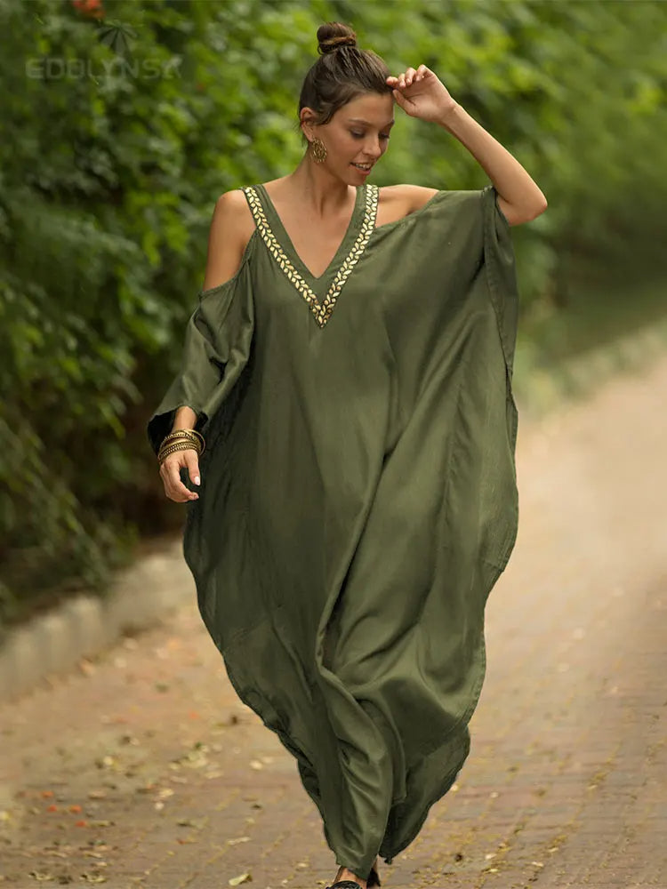 Sammy Jackson Jasmine Caftan | Stylish & Long 4