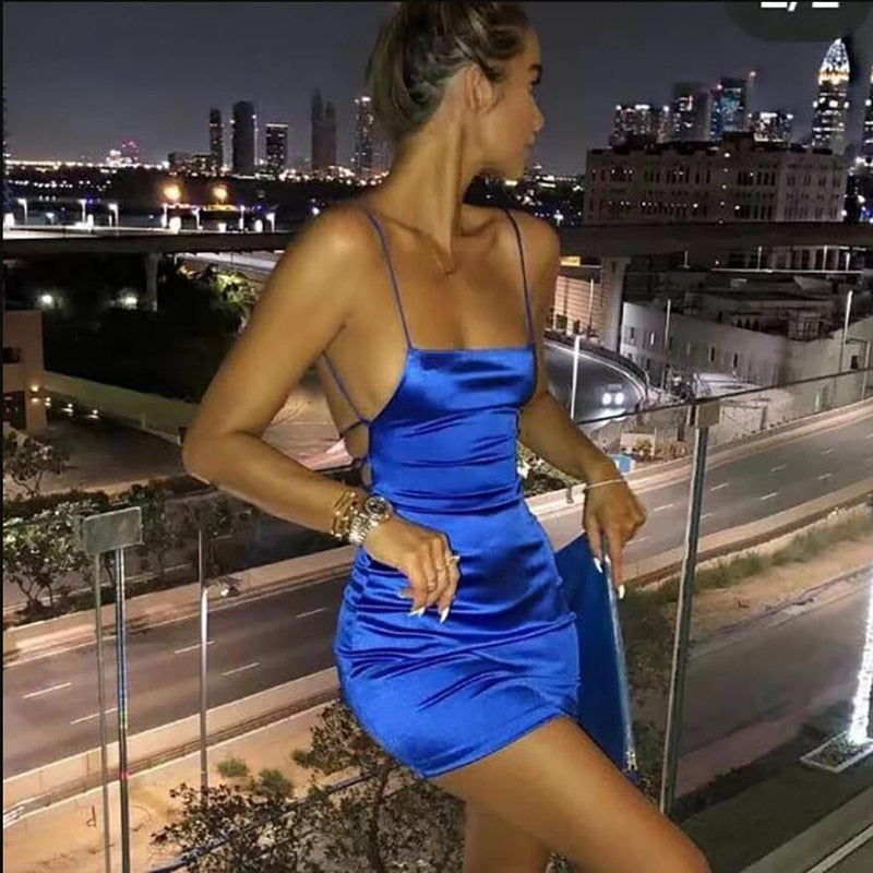 Sammy Jackson Jutta | Classy summer dress with spaghetti straps 5