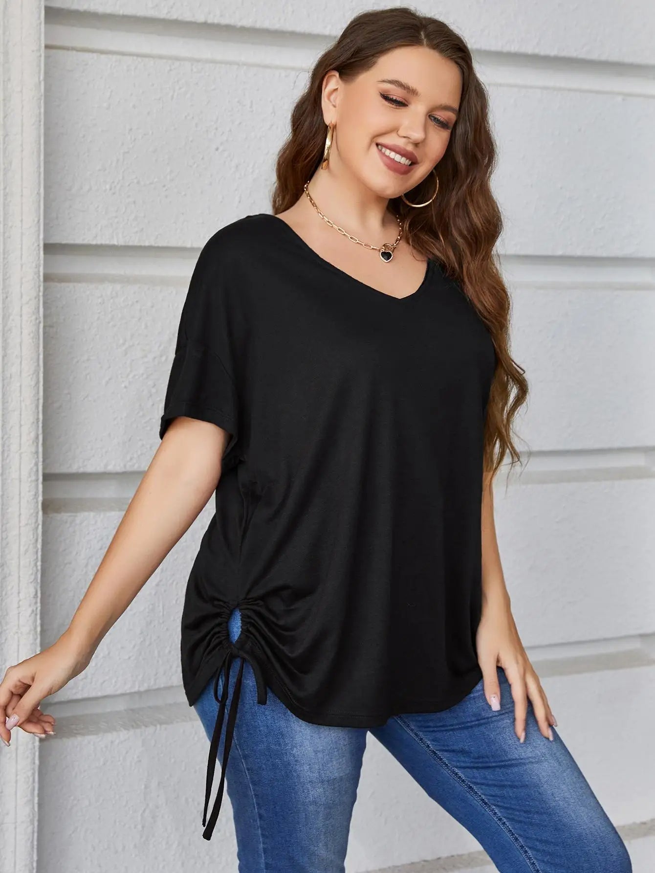 Sammy Jackson Mila Plus-Size Top | Loose-Fitting & Trendy 0