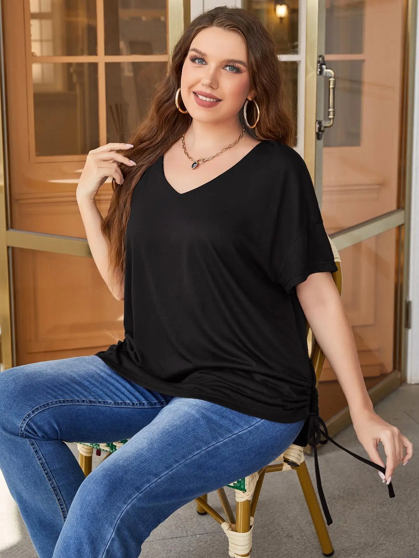 Sammy Jackson Mila Plus-Size Top | Loose-Fitting & Trendy 4