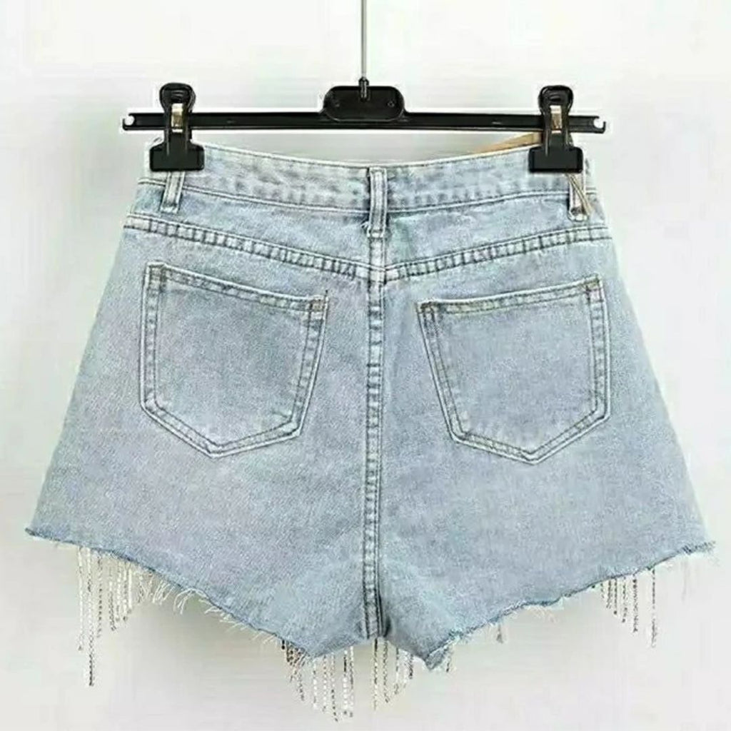 Sammy Jackson Pinky Diamond Shorts | Sexy & Trendy 8