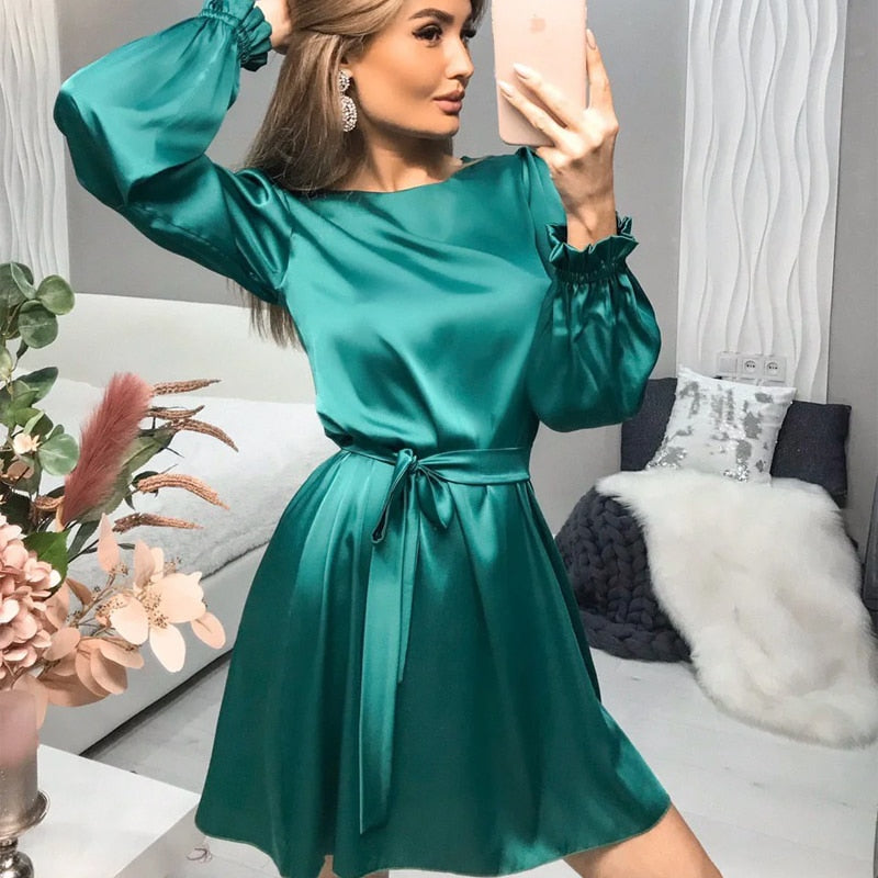 Sammy Jackson Sandra Satin Dress | Classic & Chic 0
