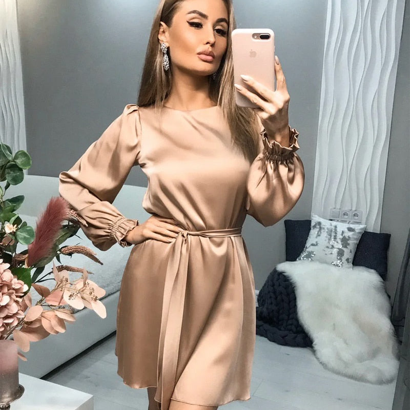 Sammy Jackson Sandra Satin Dress | Classic & Chic 4