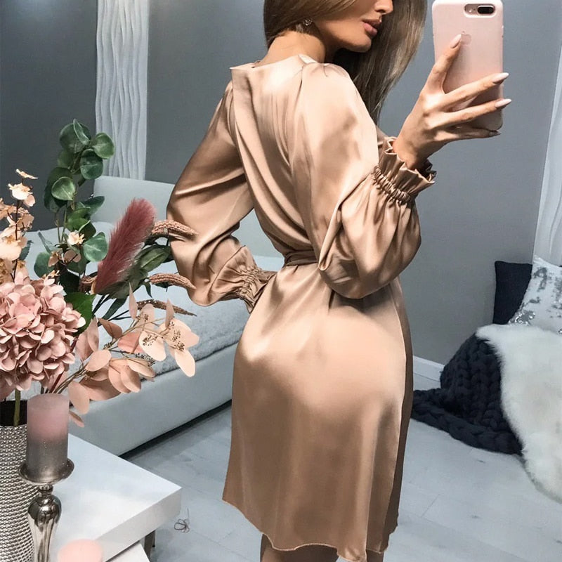 Sammy Jackson Sandra Satin Dress | Classic & Chic 5