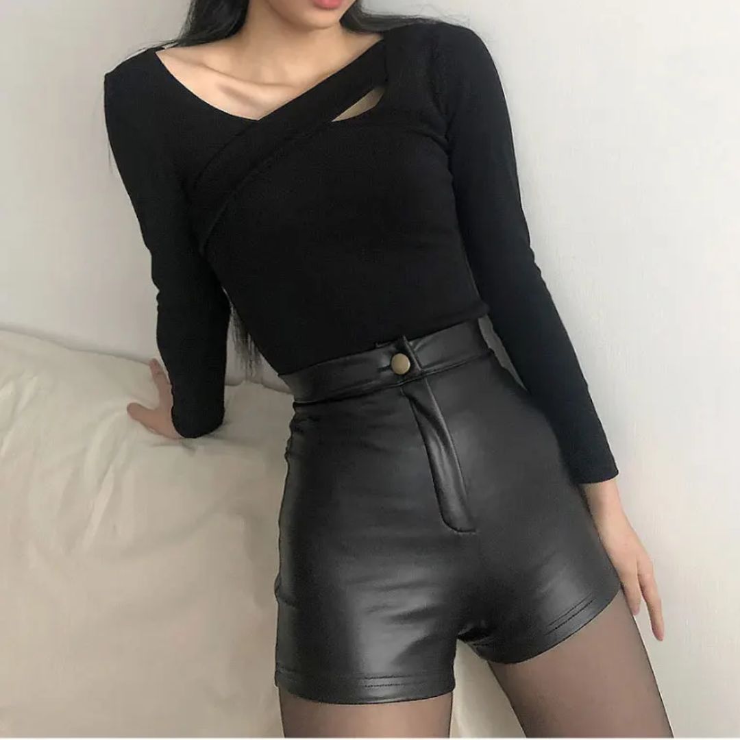 Sammy Jackson Zola Leren Shorts | Sexy & Stylish 1