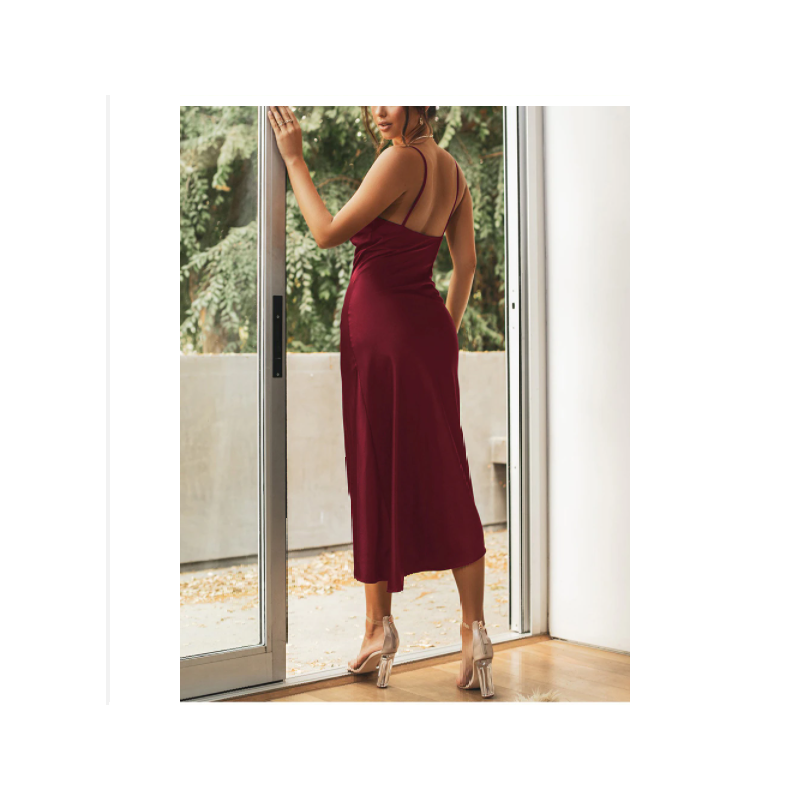 Sisi Satin Party Dress | A Sexy Bodycon Evening Dress 4