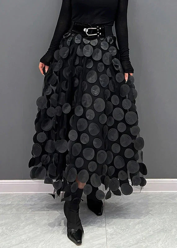 Skirt with Polka Dots and Flowing Cut – Fleur 2