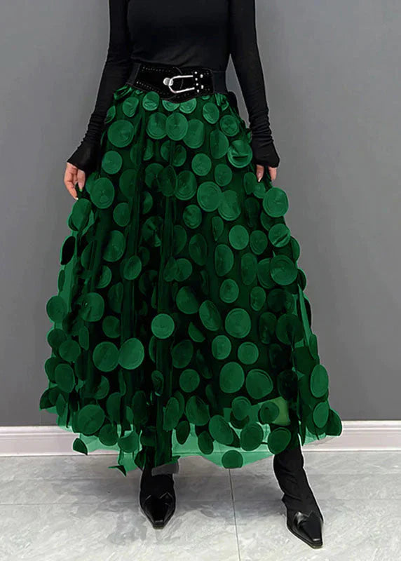 Skirt with Polka Dots and Flowing Cut – Fleur 7